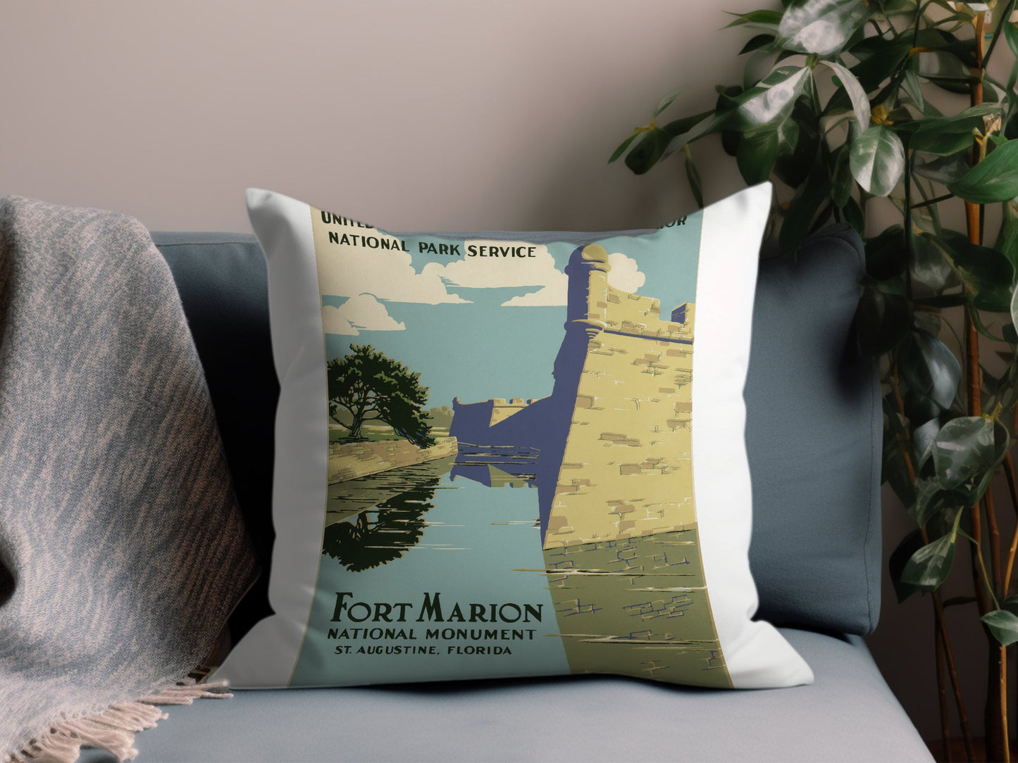 Vintage Forth Marion Throw Pillow
