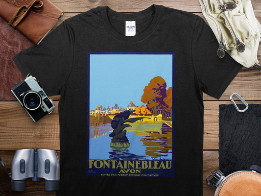 Vintage Fountainbleau T-Shirt, Fountainbleau Travel Shirt