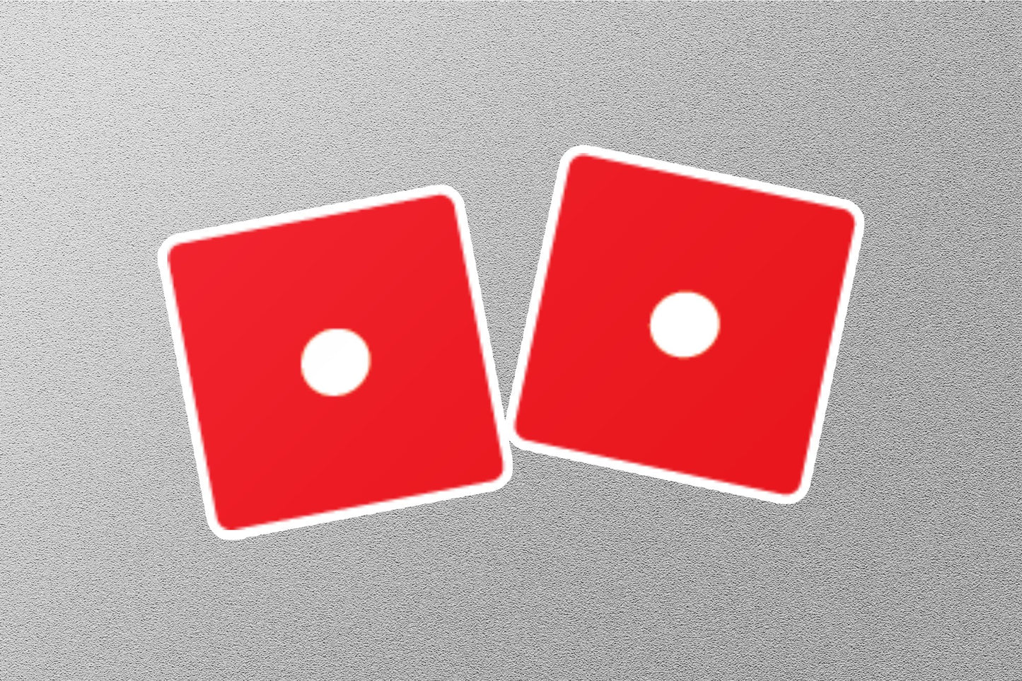Wholesale Red Dice Icon Sticker