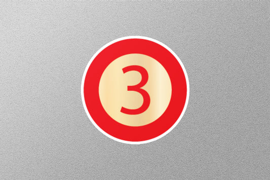 Wholesale Three-Ball Pool Sticker