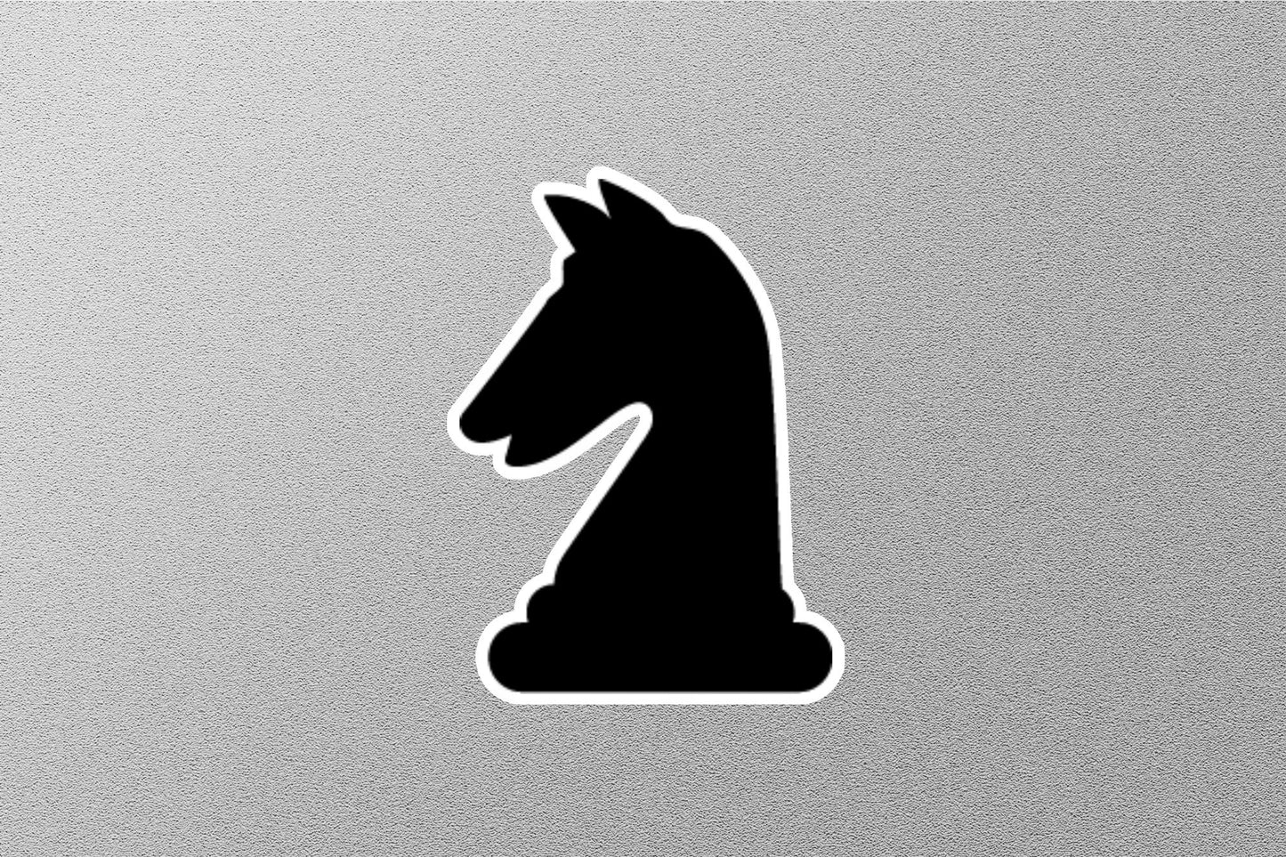 Wholesale Black Chess Horse Sticker