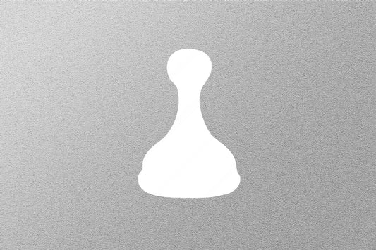 Wholesale White Chess Pawn Sticker