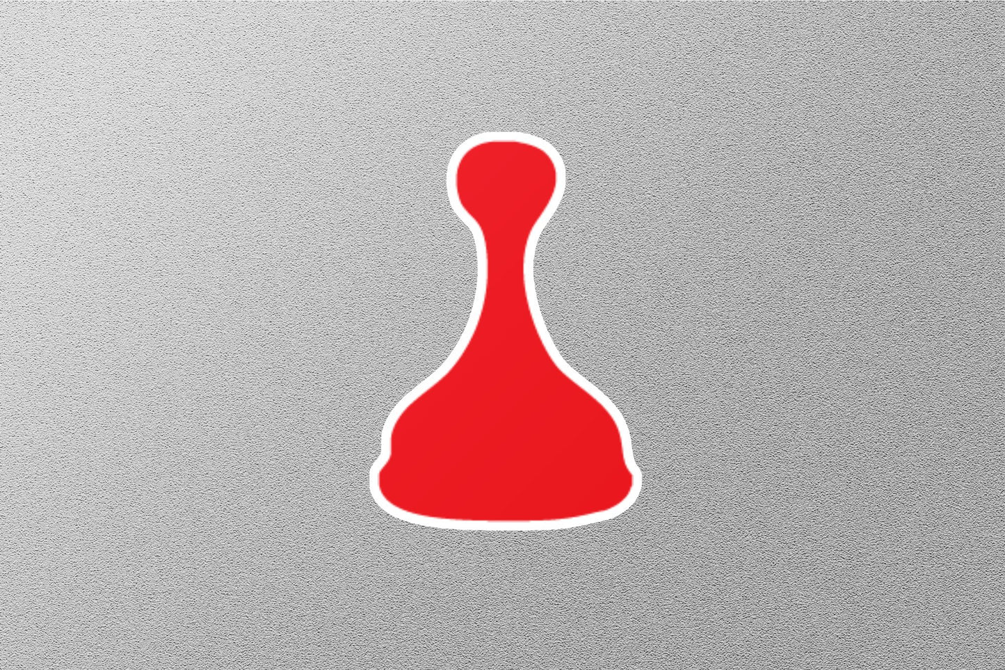 Wholesale Red Chess Pawn Sticker