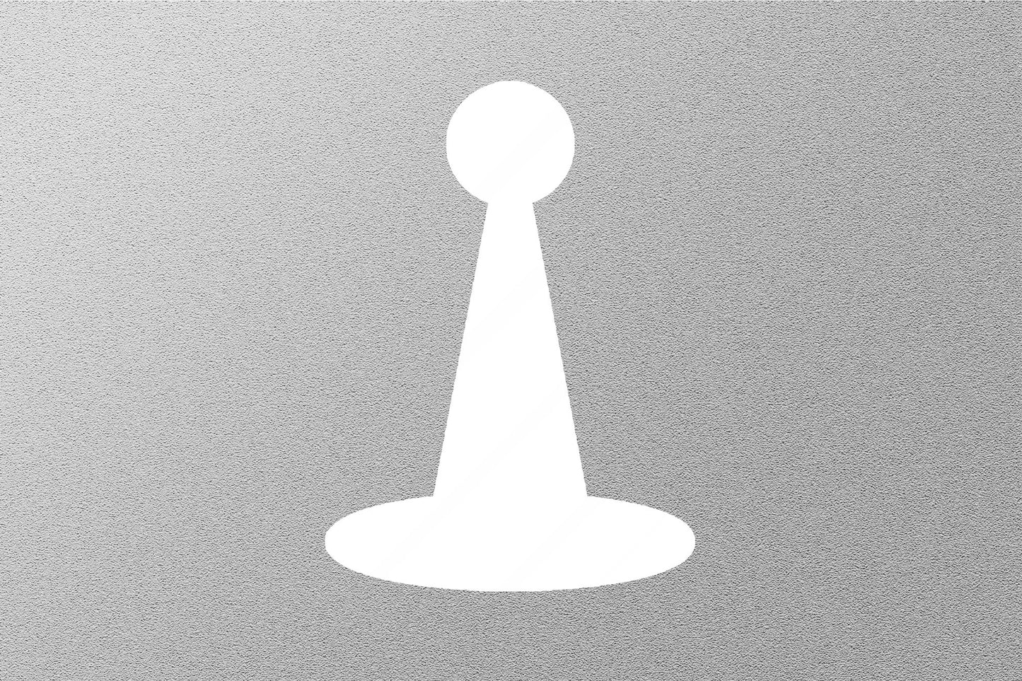 Wholesale White Game Piece Icon Sticker