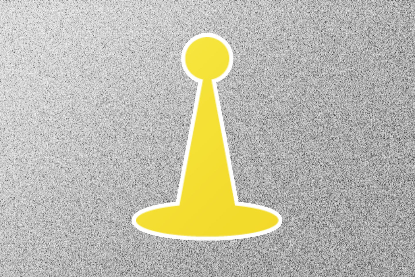Wholesale Yellow Game Piece Icon Sticker
