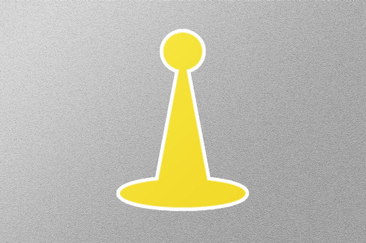Wholesale Yellow Game Piece Icon Sticker