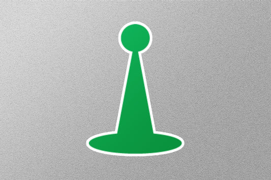 Wholesale Green Game Piece Icon Sticker