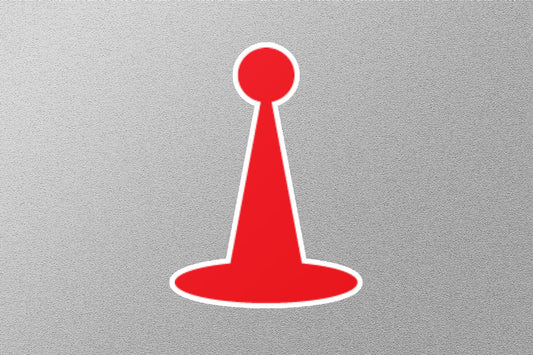 Wholesale Red Game Piece Icon Sticker