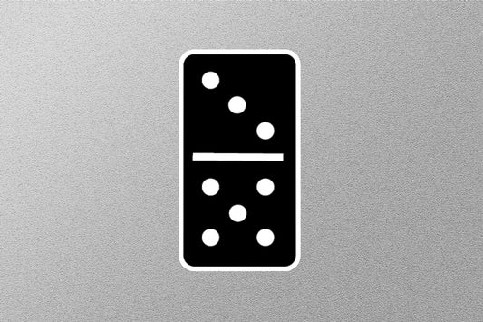 Wholesale Black Dominoes Sticker