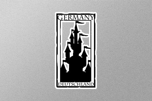 Wholesale Germany Black Travel Stamp Sticker