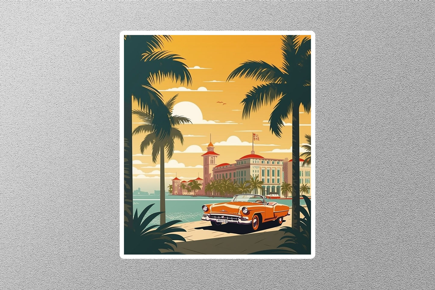 Wholesale Vintage Havana Travel Sticker