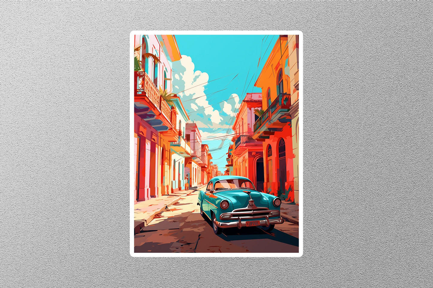 Wholesale Vintage Havana 3 Travel Sticker