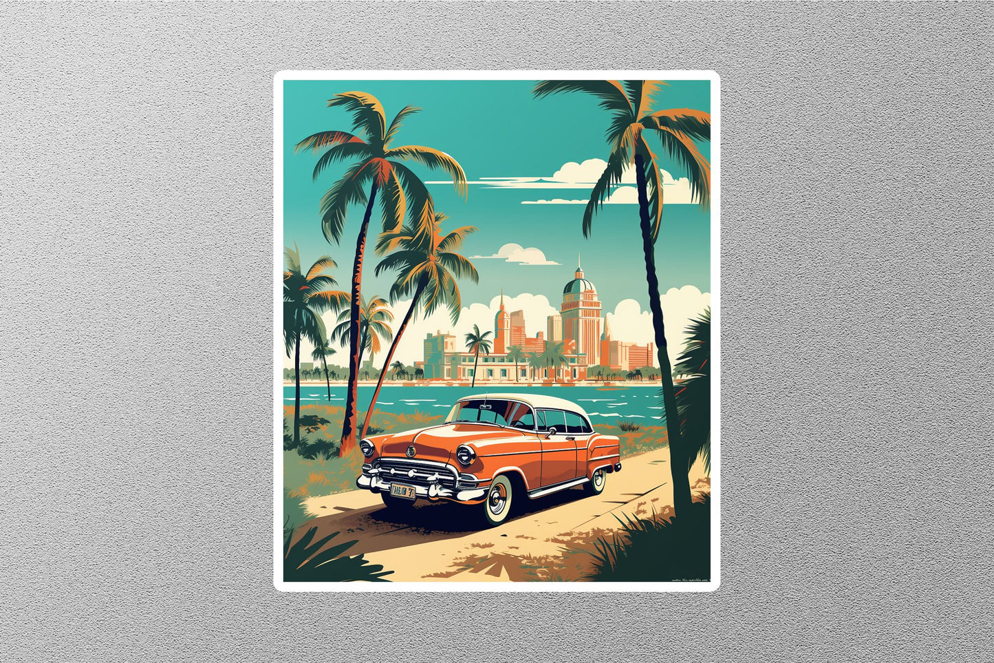 Wholesale Vintage Havana 5 Travel Sticker