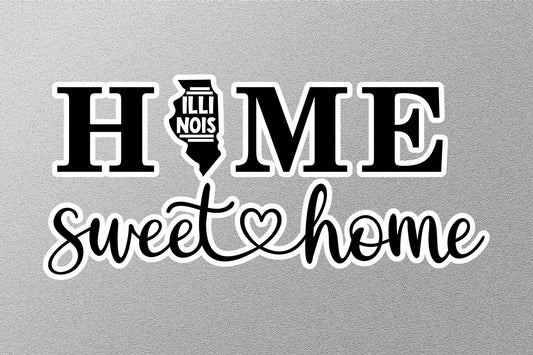 Illinois Home Sweet Home Sticker