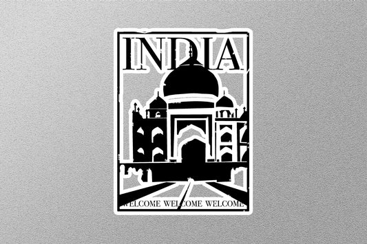 Wholesale India Black Travel Stamp Sticker