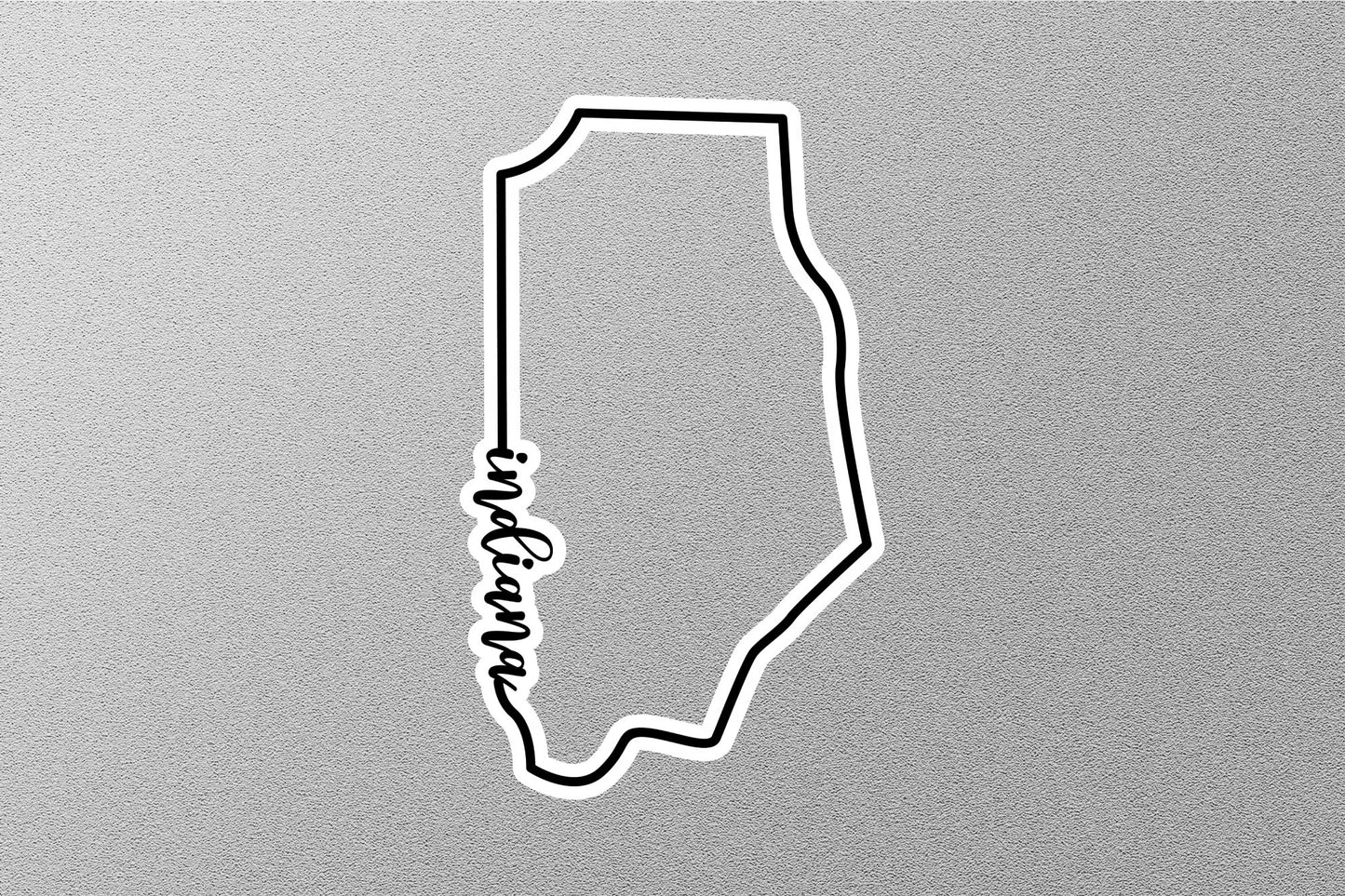 Indiana State Sticker