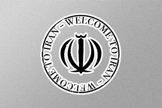 Wholesale Iran Black Travel Stamp Sticker