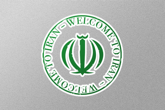 Wholesale Iran Green Travel Stamp Sticker
