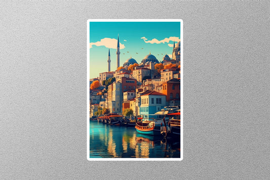 Wholesale Vintage Istanbul City 3 Travel Sticker