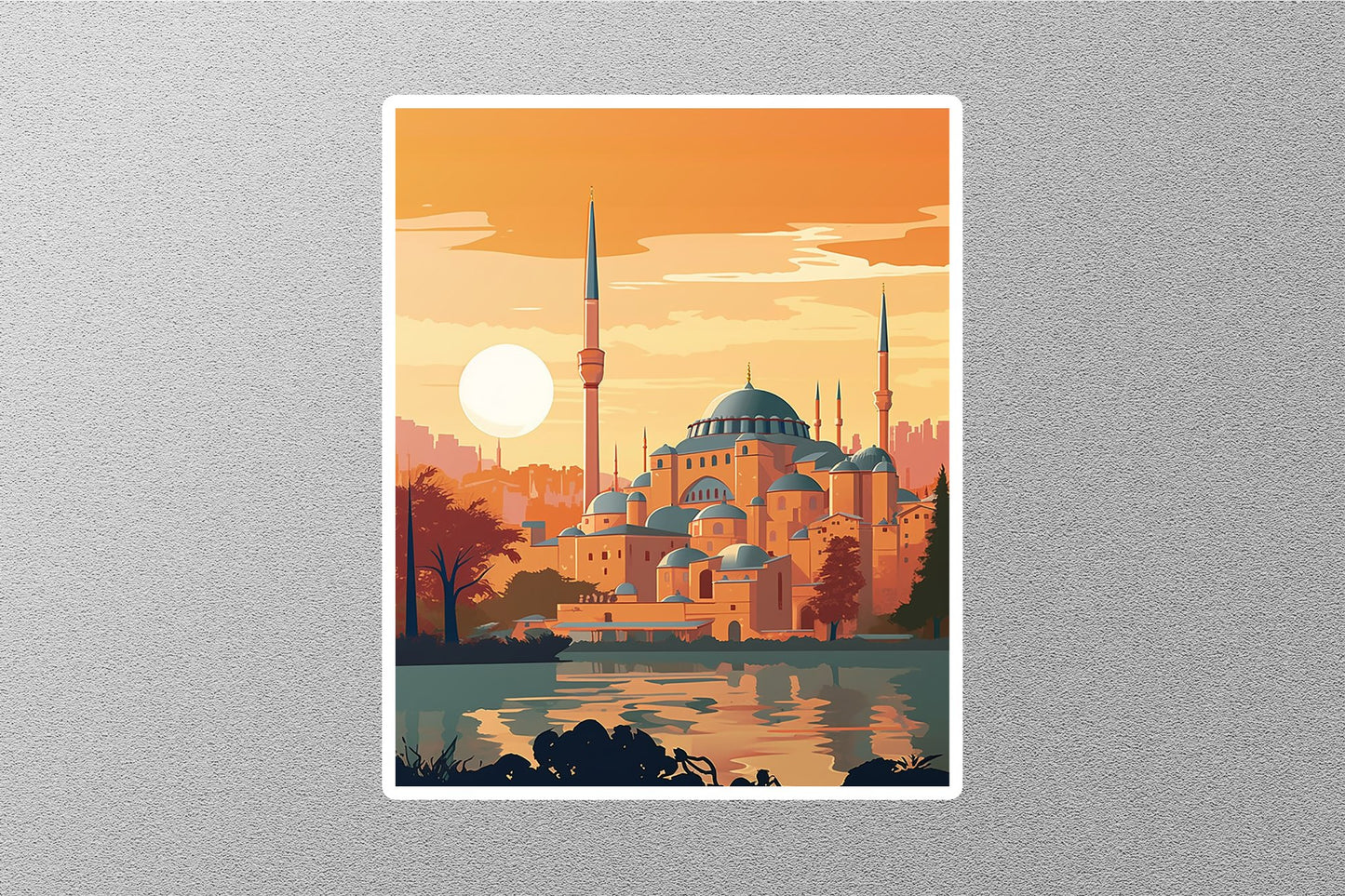 Wholesale Vintage Istanbul City 4 Travel Sticker