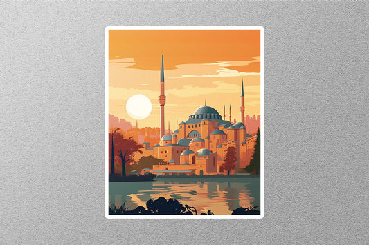 Wholesale Vintage Istanbul City 4 Travel Sticker