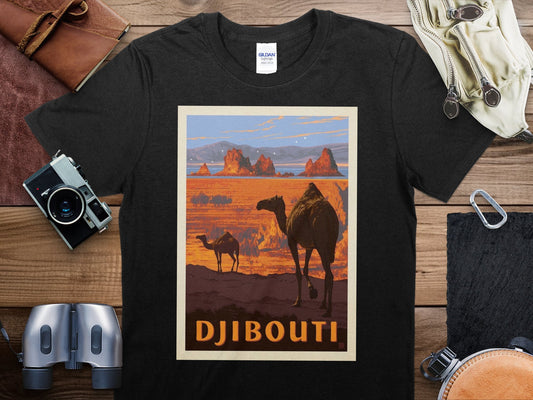 Vintage Djibouti T-Shirt, Djibouti Travel Shirt