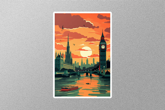 Wholesale Vintage London Travel Sticker