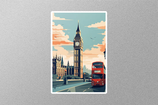 Wholesale Vintage London 2 Travel Sticker