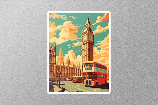Wholesale Vintage London 5 Travel Sticker