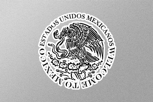 Wholesale Mexico Black Travel Stamp Sticker