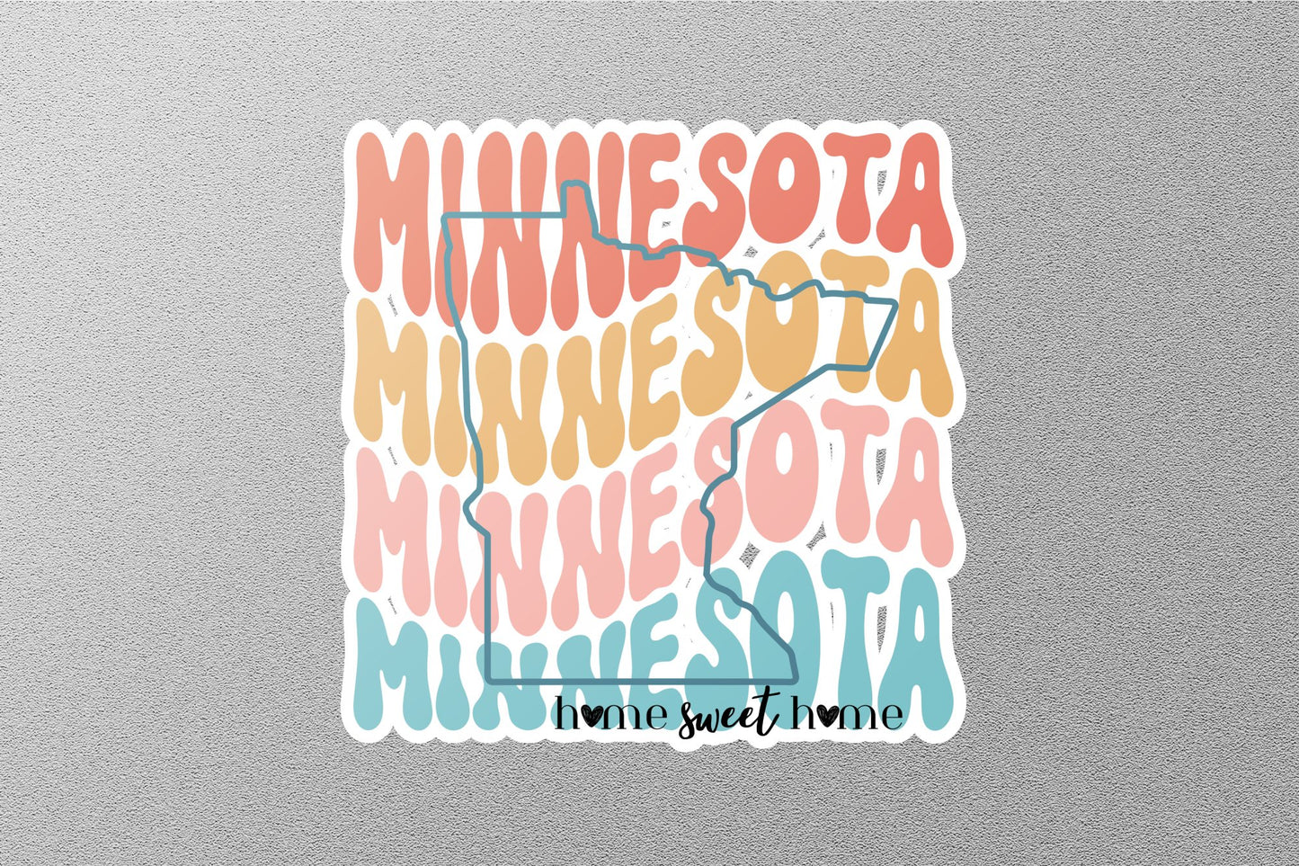 Retro Minnesota Sticker