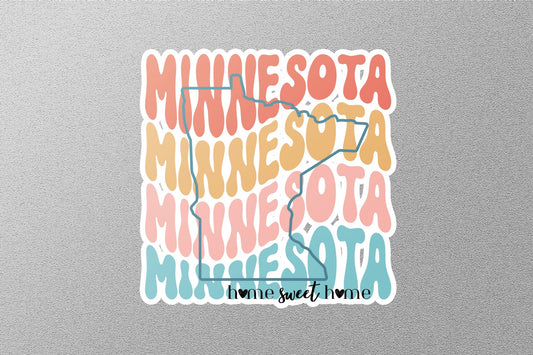 Retro Minnesota Sticker