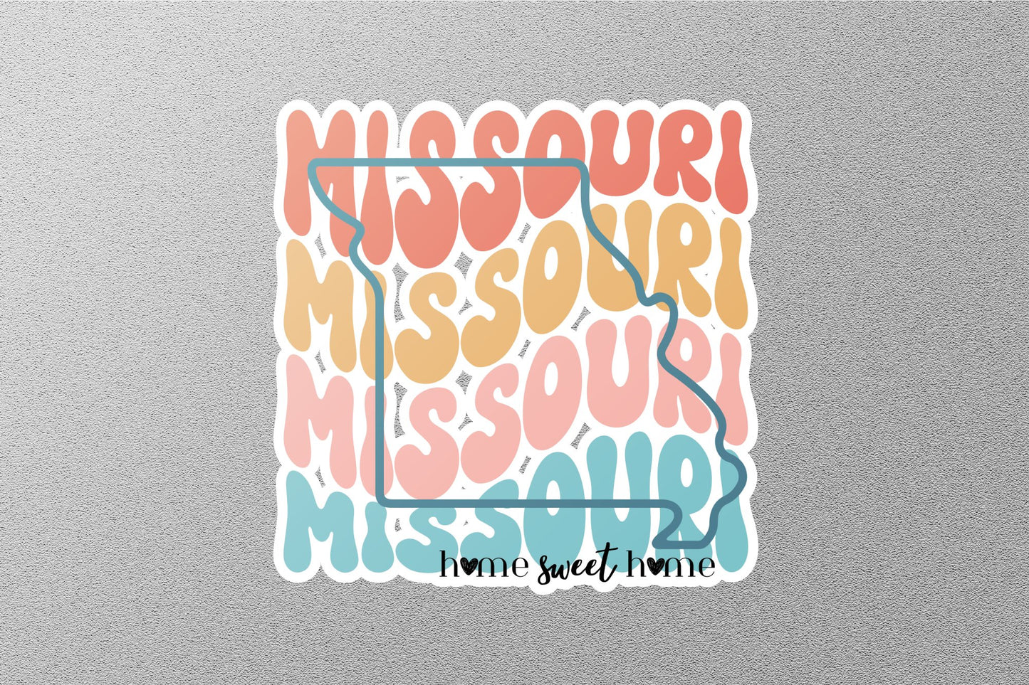 Retro Missouri Sticker