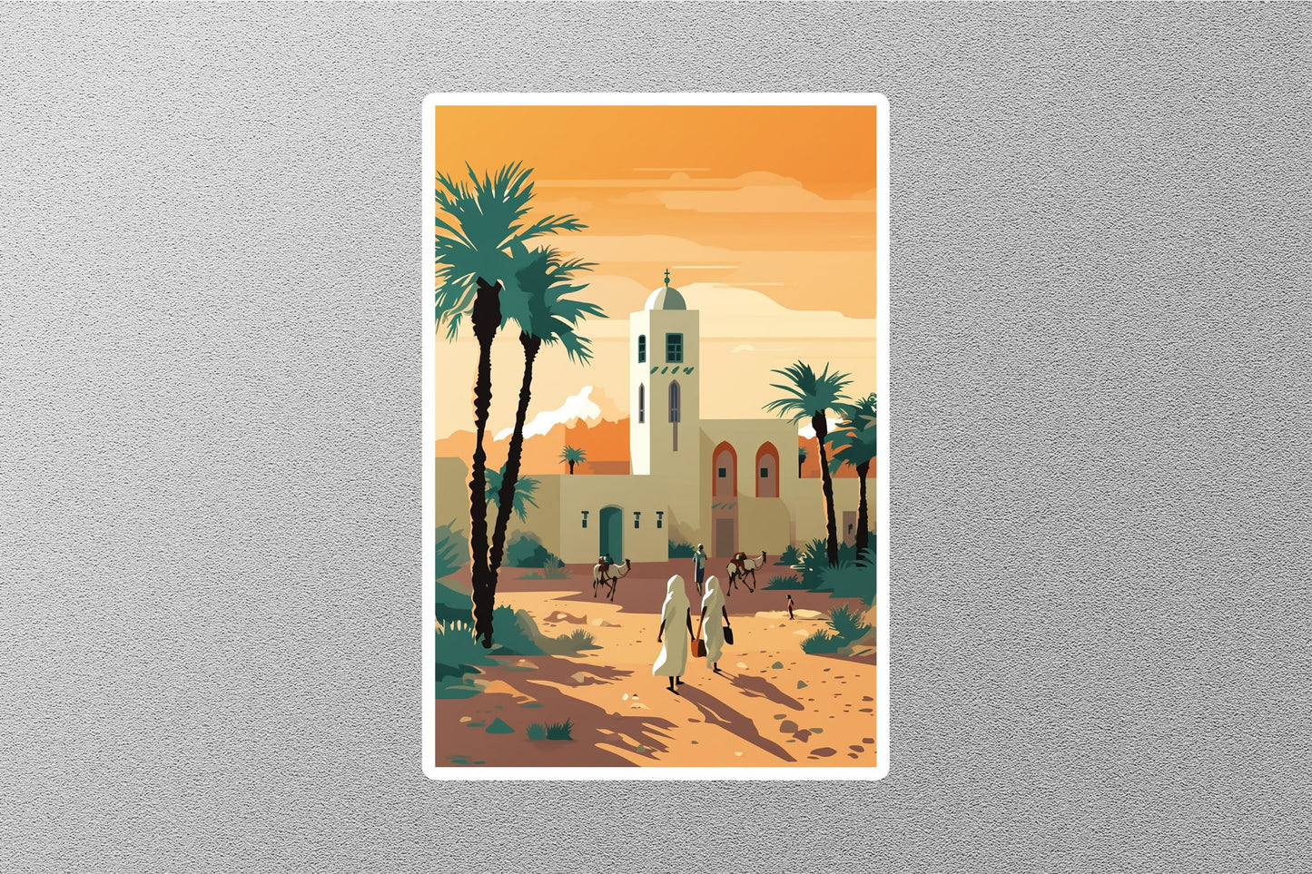 Wholesale Vintage Morocco Travel Sticker
