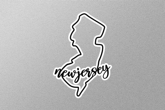 New Jersey State Sticker