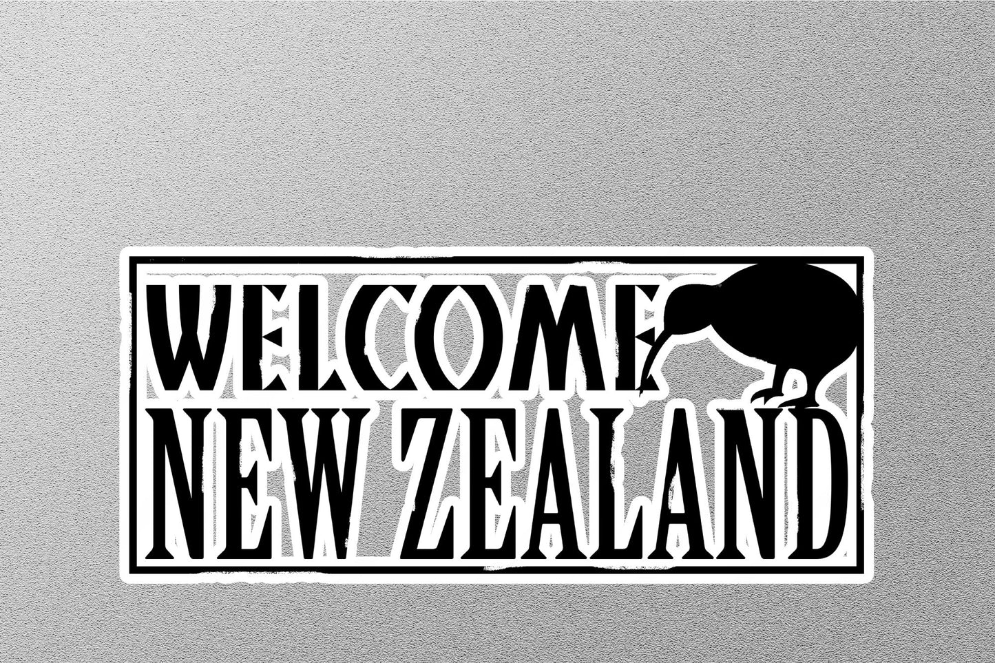 Wholesale Newzea Land Black Travel Stamp Sticker