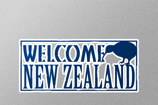Wholesale Newzea Land Blue Travel Stamp Sticker