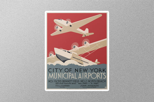 Vintage New York Travel Stickers