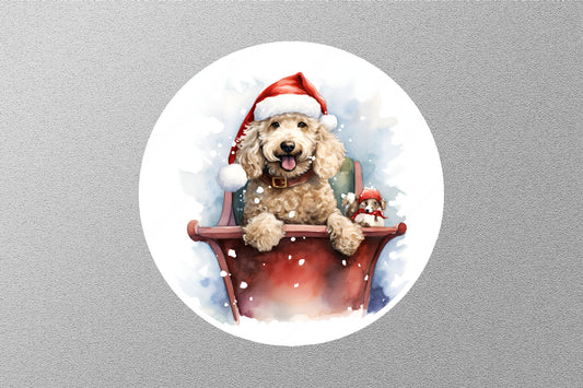 Dog Series Christmas Sticker