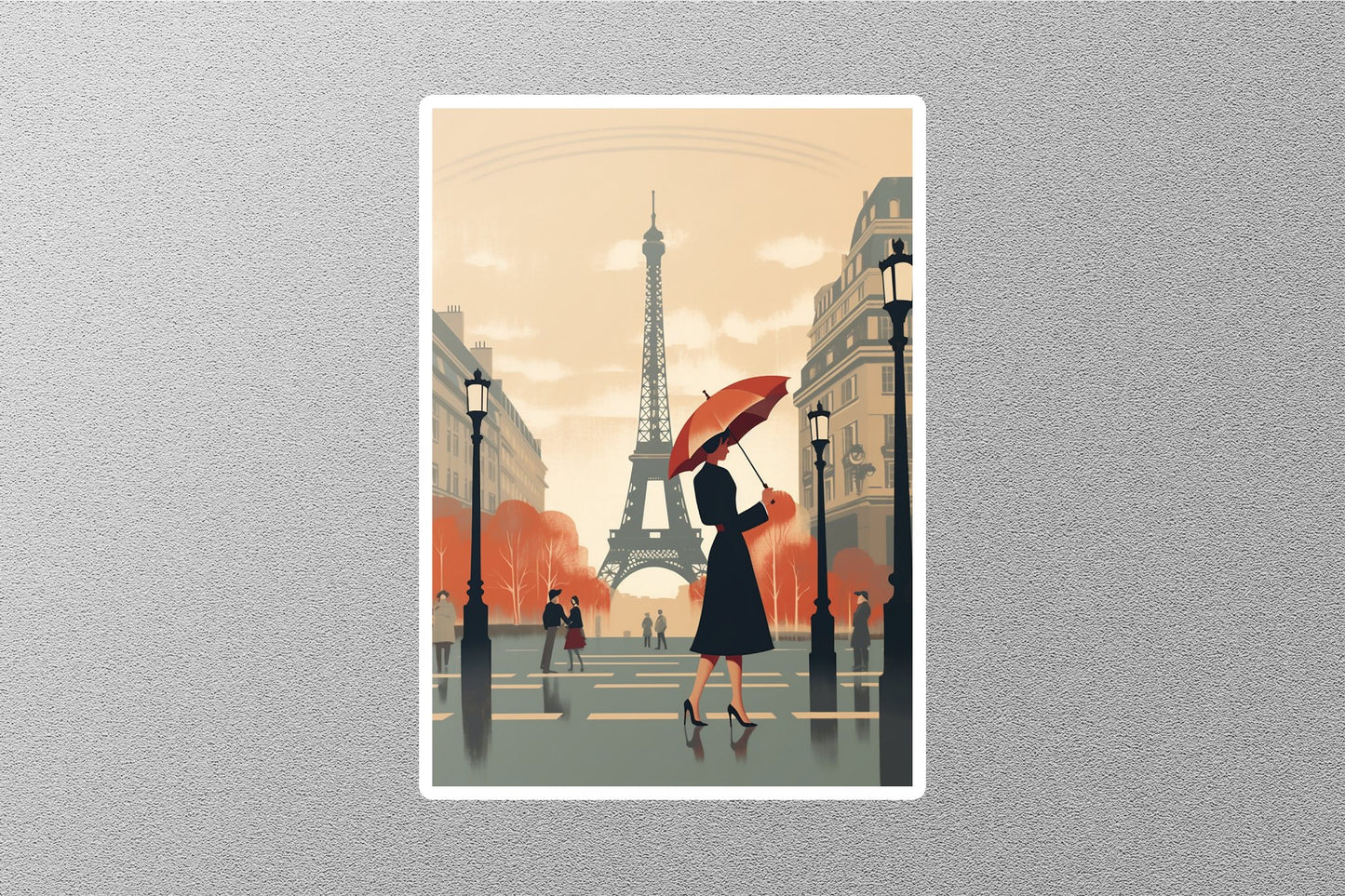 Wholesale Vintage Paris Travel Sticker