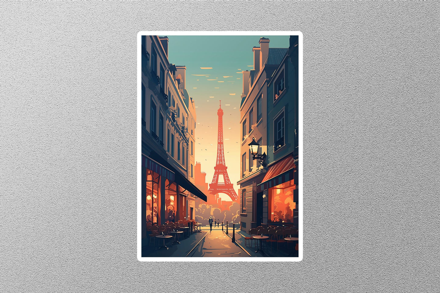 Wholesale Vintage Paris 3 Travel Sticker