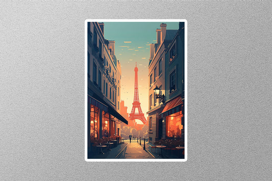 Wholesale Vintage Paris 3 Travel Sticker