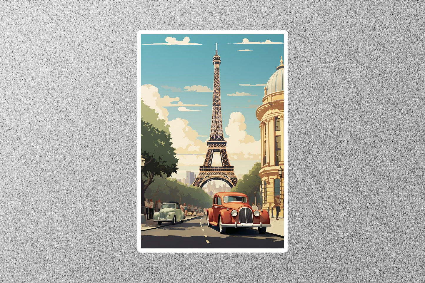 Wholesale Vintage Paris 5 Travel Sticker