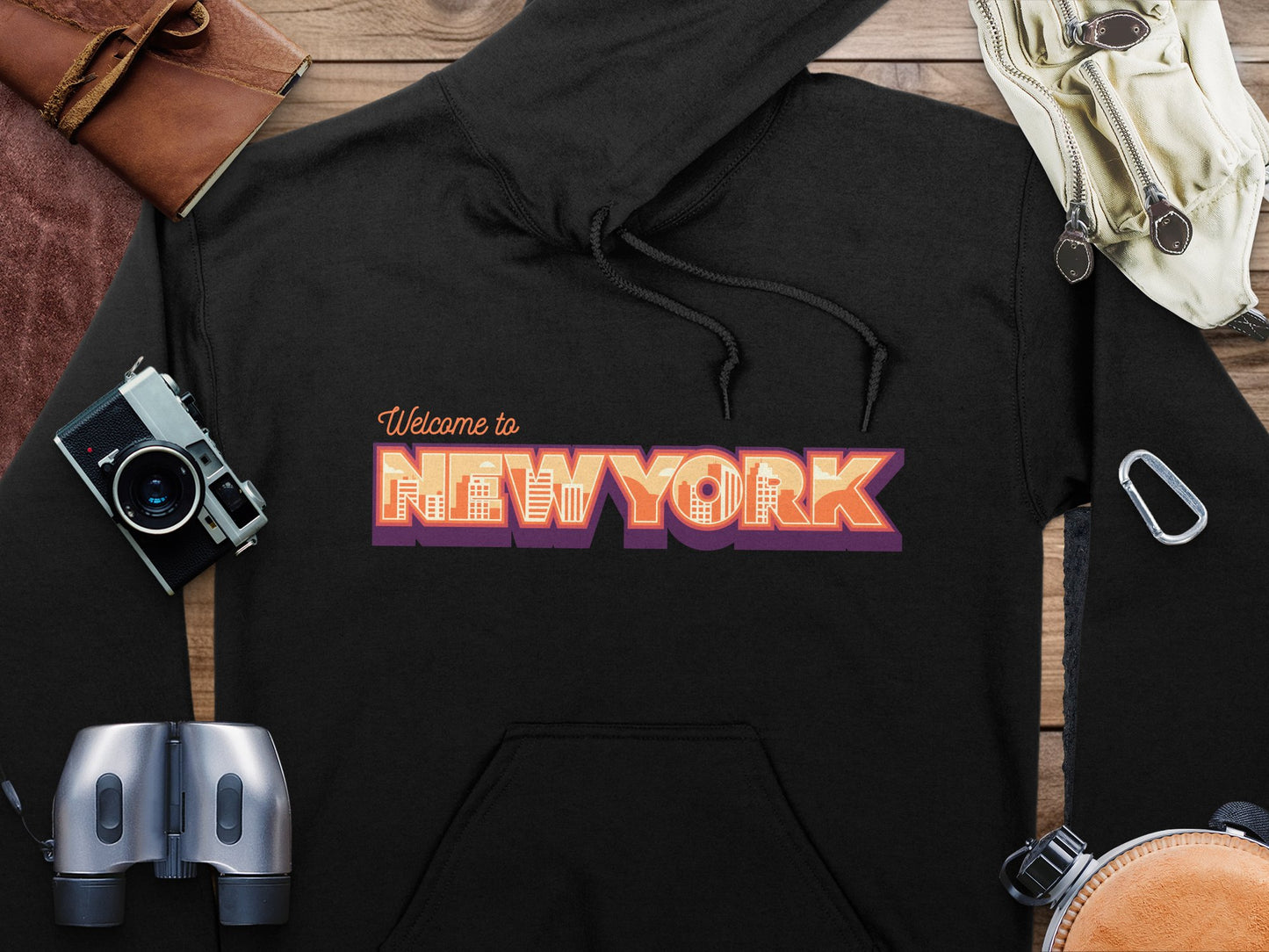 New York 9 Travel Hoodie