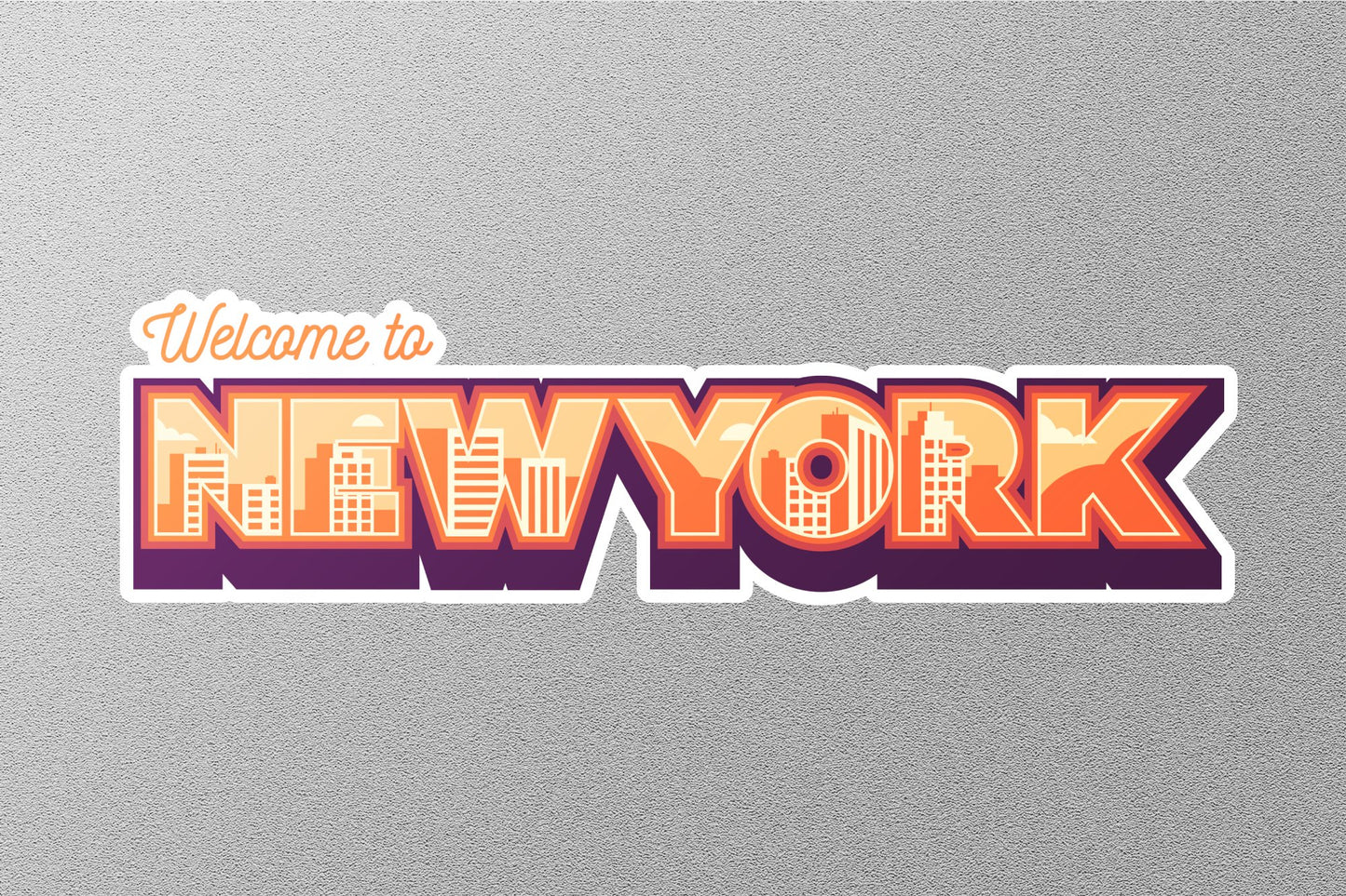 New York Travel Sticker