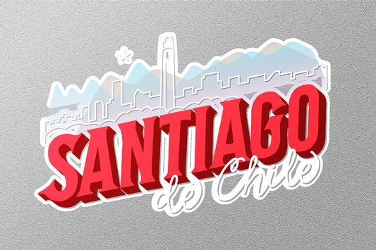 Wholesale Santiago Travel Sticker