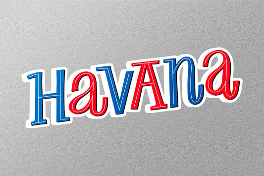 Wholesale Havana Travel Sticker