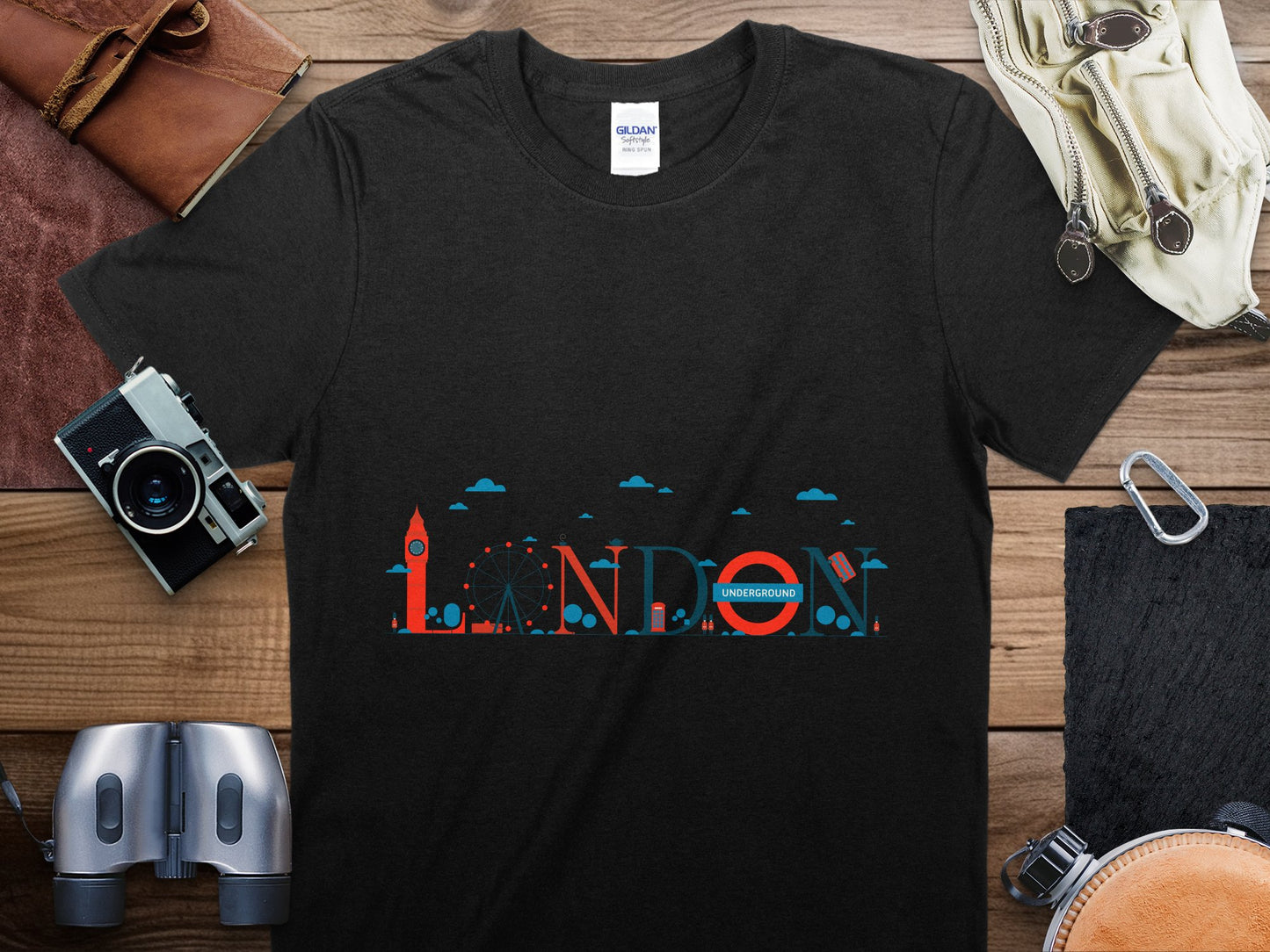 London 5 Travel T-Shirt, London 5 Shirt