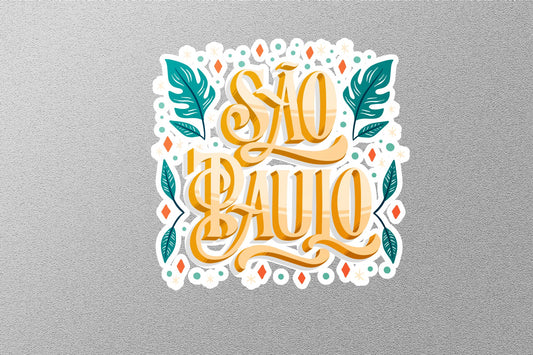 Wholesale Sao Paulo Travel Sticker