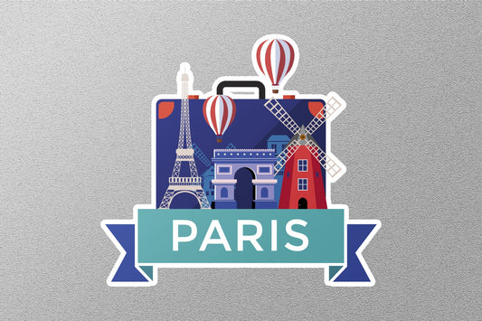 Wholesale Paris Travel Sticker